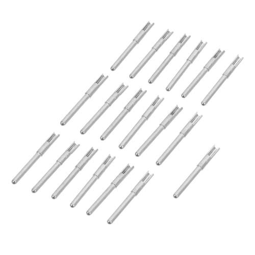 Ciieeo 100 Stück Kupfer-nickel-beschichtete Nadelstecker für Leitungsdrähte Präzise Kupfer-pin-terminals Kompakte Steckverbinder für Dichte Verkabelung in Elektronik Fahrzeug von Ciieeo