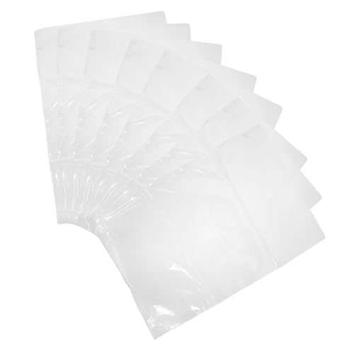 Ciieeo 100 Stück Schrumpffolie Beutel Transparent PVC Schrumpfverpackungstüten Hohe Reißfestigkeit für Kerzen Schuhe Flaschen Kosmetik DIY Geschenkverpackung von Ciieeo