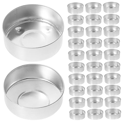 Ciieeo 100 Stück Teelicht Dosen für Diy Tischdekoration Leere Aluminiumkerzenbehälter für Aromatische Kerzen und Stilvolle für Romantische Abendessen und Hochzeiten Ciieeo 100 Stück Teelicht Dosen für Diy Tischdekoration Leere Aluminiumkerzenbehälter für Aromatische Kerzen und Stilvolle für Romantische Abendessen und Hochzeiten von Ciieeo