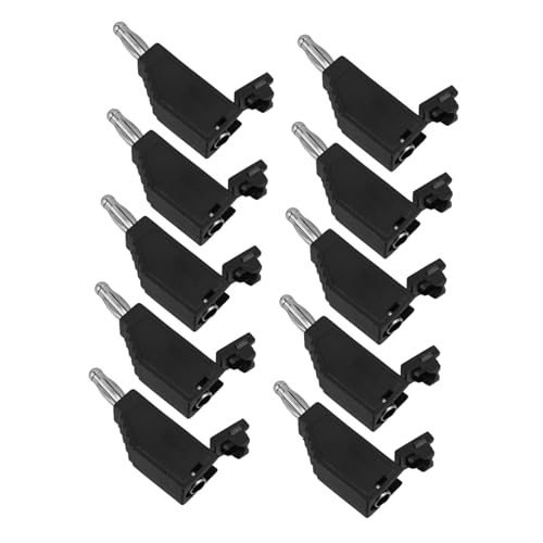 Ciieeo 10Stücke Bananenstecker Langlebige Anschlussbuchsen für Elektronische Instrumente Kabelverbindungen mit Geringem Signalverlust Ciieeo 10Stücke Bananenstecker Langlebige Anschlussbuchsen für Elektronische Instrumente Kabelverbindungen mit Geringem Signalverlust von Ciieeo