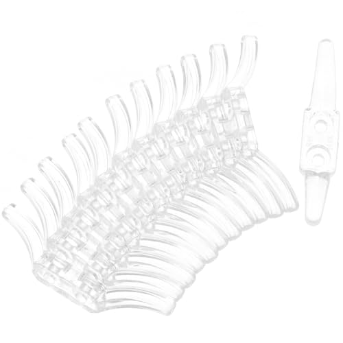 Ciieeo 12 Stück Fenster Blindkabel Winder Transparente Schnurclips aus Sicherer Blindkabel Halter Leicht und Tragbar für Jalousien und Vorhänge Pack von Ciieeo
