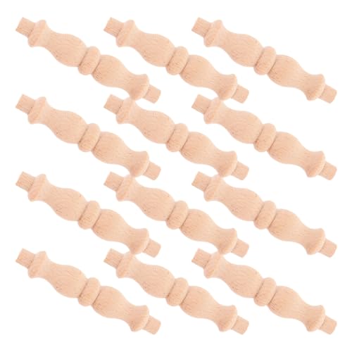 Ciieeo 12 Stück Unlackierte Gourd Förmige Spindeln für Innenstufen und Weinregale Dekorative Holzbaluster für Möbel und DIY Projekte Ciieeo 12 Stück Unlackierte Gourd Förmige Spindeln für Innenstufen und Weinregale Dekorative Holzbaluster für Möbel und DIY Projekte von Ciieeo