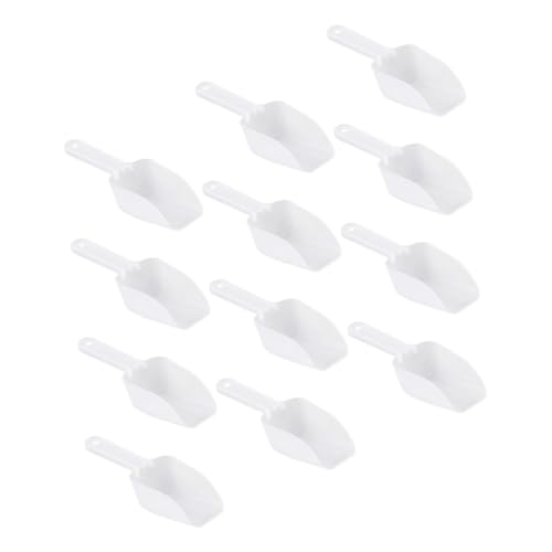 Ciieeo 12 Stück Wiederverwendbare Teilige Eisschaufel und Mehlschaufel Multifunktionale Küchenutensilien für Eiswürfel Mehl und Snacks Ergonomisches Design Spülmaschinenfest und Leicht zu von Ciieeo