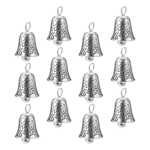 Ciieeo Bastelglocken 12er-Pack Miniaturglocken Zur Dekoration Glocken Im Vintage-Stil Für Babyzimmer Und Bastelprojekte von Ciieeo