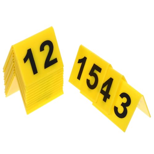Ciieeo 15 Stück Tischnummern Teilig Doppelseitig Gelb Schwarz Kompakte Markierungen für Restaurant Bar Detektiv Party Crime Game Zubehör Robuste Tischschilder Ciieeo 15 Stück Tischnummern Teilig Doppelseitig Gelb Schwarz Kompakte Markierungen für Restaurant Bar Detektiv Party Crime Game Zubehör Robuste Tischschilder von Ciieeo