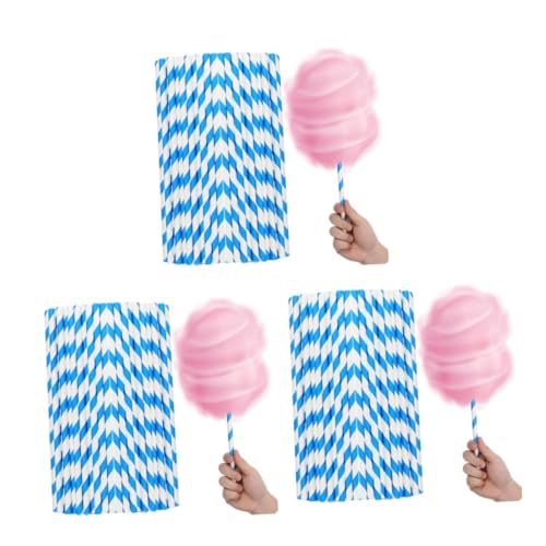 Ciieeo 150 Stck. Baumwoll Papierstäbchen für Automatische Kommerzielle Zuckerwattenmaschinen Gestreift Vielseitig Einsetzbar für Events und Partys Ciieeo 150 Stck. Baumwoll Papierstäbchen für Automatische Kommerzielle Zuckerwattenmaschinen Gestreift Vielseitig Einsetzbar für Events und Partys von Ciieeo