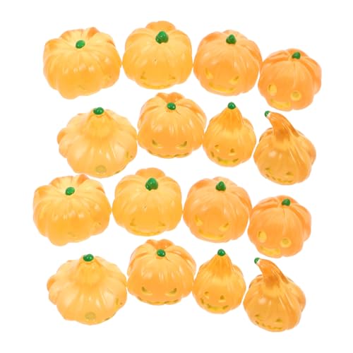 Ciieeo 16 Stück Teiliges Mini-kürbis Resin mit Leuchtenden Nachtleuchtenden Figuren für Halloween Herbstdeko Vielseitig für Puppenhäuser Mikro-landschaften Garten und Party Geeignet Ciieeo 16 Stück Teiliges Mini-kürbis Resin mit Leuchtenden Nachtleuchtenden Figuren für Halloween Herbstdeko Vielseitig für Puppenhäuser Mikro-landschaften Garten und Party Geeignet von Ciieeo