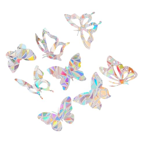 Ciieeo 1Blatt Prisma Fensteraufkleber Statische Fensterfolie Vogelschutz Lichtfänger für Wohnräume aus Einfache Anbringung Reflektiert Sonnenlicht Wiederverwendbar Ciieeo 1Blatt Prisma Fensteraufkleber Statische Fensterfolie Vogelschutz Lichtfänger für Wohnräume aus Einfache Anbringung Reflektiert Sonnenlicht Wiederverwendbar von Ciieeo