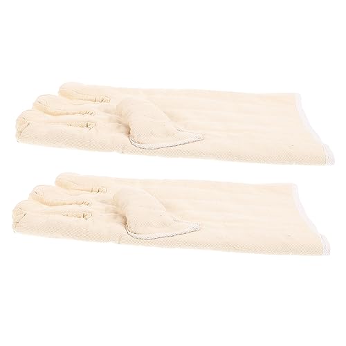 Ciieeo 1Paar Hitzebeständige Grillhandschuhe Finger Ofenhandschuhe für Grill Komfortable und Praktische Mikrowellen Heizhandschuhe Temperaturbeständig von Ciieeo