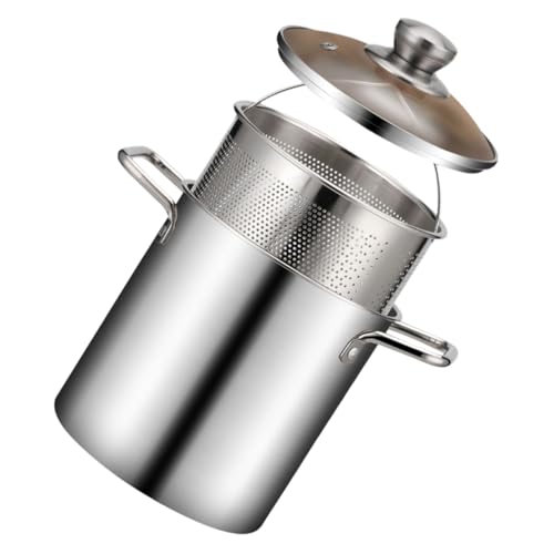 Ciieeo 1Satz Fritteuse mit Frittierkorb Teiliger Frittiertopf für Effizientes und Sicheres Frittieren von Lebensmitteln für Zuhause von Ciieeo