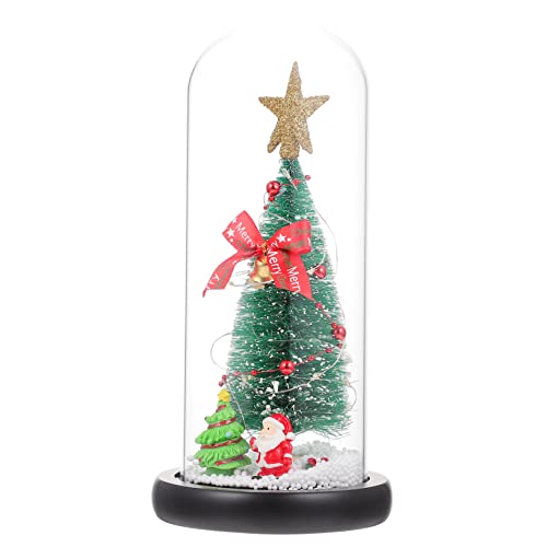Ciieeo 1Stk Christbaumschmuck Fangfilter wasserdichter Akku Multi Toaster doppelt weihnachtsdeko weinachsbaumbeleuchtung leuchtender Weihnachtsbaum entzückender Weihnachtsbaum Glas von Ciieeo