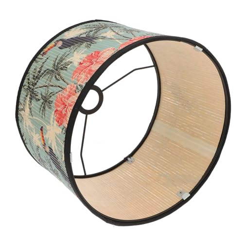 Ciieeo 1Stück Japanischer Stil Bambuslampenschirm für Deckenleuchten Design Robustes Material Einfache Installation für Stilvolle Wohnräume von Ciieeo