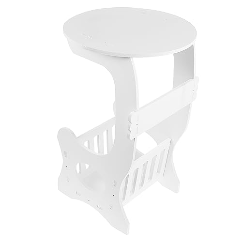 Ciieeo Kleiner Runder Beistelltisch Mit Stauraum Eleganter Nachttisch Für Schlafzimmer Multifunktionaler Sofatisch Einfach Zu Montieren Weißes Design Ciieeo Kleiner Runder Beistelltisch Mit Stauraum Eleganter Nachttisch Für Schlafzimmer Multifunktionaler Sofatisch Einfach Zu Montieren Weißes Design von Ciieeo