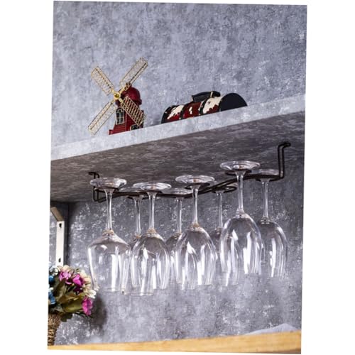 Ciieeo 1Stück Weinglas Hängendes Glasgestell Für Weinbecher Robuster Halter Für Bar Und Restaurant Bronze Ciieeo 1Stück Weinglas Hängendes Glasgestell Für Weinbecher Robuster Halter Für Bar Und Restaurant Bronze von Ciieeo