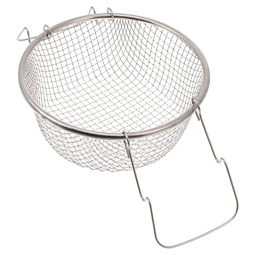 Ciieeo 1stk Frittierkorb Aus Edelstahl Friteuse Sieb Frittiertes Serviersieb Serviertablett Rund Pommes-frites-halter Frittierkorb Ausspülen Runder Korb Nudelsieb Silver Rostfreier Stahl Ciieeo 1stk Frittierkorb Aus Edelstahl Friteuse Sieb Frittiertes Serviersieb Serviertablett Rund Pommes-frites-halter Frittierkorb Ausspülen Runder Korb Nudelsieb Silver Rostfreier Stahl von Ciieeo