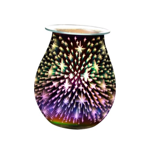 Ciieeo 1stk Glaslampe Duftkerzenständer Aromatherapie-kerzenhalter Duftlampe Haushalt Leuchter 3d von Ciieeo