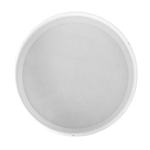 Ciieeo 1stk Mehlsieb Aus Kunststoff Mit Teesieb Groß Kastenform Mit Deckel Schrauben Maschendraht Mehlsieb Zum Backen Drahtspalier-kit Untersetzer Glasursieb Weiß Edelstahlgewebe von Ciieeo