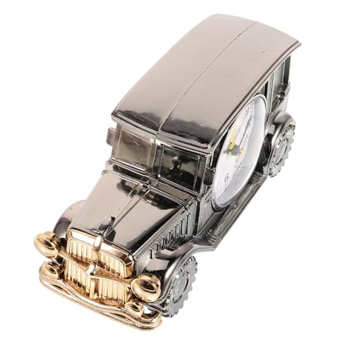 Ciieeo 1stk Schreibtischaufsatz Wecker Digital Antikes Wohnkultur Auto Model Autoverkleidung Wecker Aus Metall Reise Europäischer Stil Dekorationen Student von Ciieeo