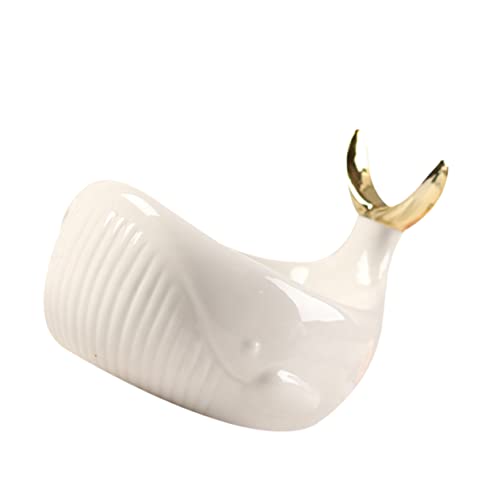 Ciieeo Nordische Keramik Whale Seifenabtropfschale Für Badezimmer Ohne Perforierende Ablauf Seifenhalter Langlebig Und Praktisch von Ciieeo