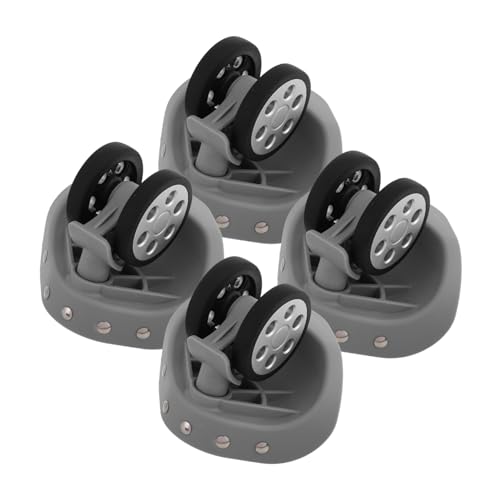 Ciieeo 2 Paare Geräuscharme Ersatzrollen für Koffer Schwenkräder Gepäck lenkräder Langlebig und Einfach zu Montieren für Reisekoffer und Einkaufstrolley von Ciieeo