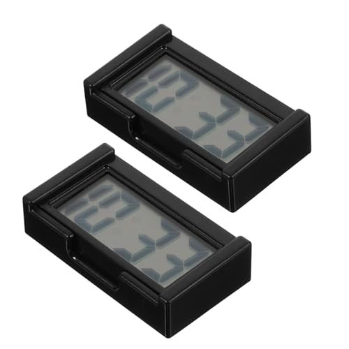 Ciieeo 2 Sätze Digital Auto Uhr Mini Fahrzeuguhr mit Stark Haftendem Kleber Präzise Quarzuhr für Armaturenbrett Stabile Montage Vielseitig für Auto Büro Zuhause Klare Anzeige Schwarzes Ciieeo 2 Sätze Digital Auto Uhr Mini Fahrzeuguhr mit Stark Haftendem Kleber Präzise Quarzuhr für Armaturenbrett Stabile Montage Vielseitig für Auto Büro Zuhause Klare Anzeige Schwarzes von Ciieeo