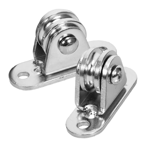 Ciieeo 2 Sätze Edelstahl Kleine Umlenkrollen mit Leisem Lager Abnehmbare Seilrolle für Drahtzug Robuste Pulley Blöcke für Innen Außenbereich Vielseitig Einsetzbar Ciieeo 2 Sätze Edelstahl Kleine Umlenkrollen mit Leisem Lager Abnehmbare Seilrolle für Drahtzug Robuste Pulley Blöcke für Innen Außenbereich Vielseitig Einsetzbar von Ciieeo