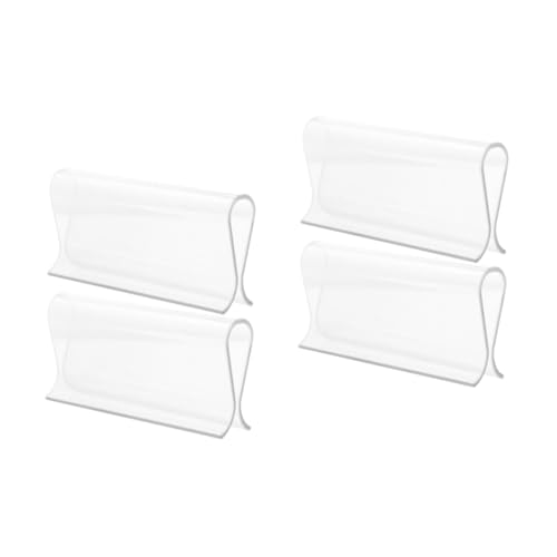 Ciieeo 2 Sätze Rollo R Stoffclip Rollvorhang Rollo-Clips Blindgriff Nach Unten Rollogriff Kabellose Jalousien Fensterrollos Kabellos Klarer Rollladengriff Plastik 2 Stück * 2 von Ciieeo