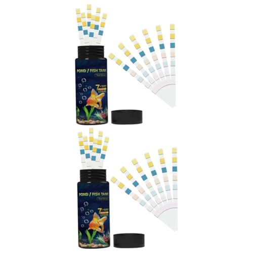 Ciieeo 2 Sätze Teststreifen Für Die Wasserqualität Testen Pool Teststreifen Fisch Teststreifen Für Poolwasser Erkennung Poolwasser-testset Teststreifen Wasserqualität Pvc 50 Stück * 2 von Ciieeo