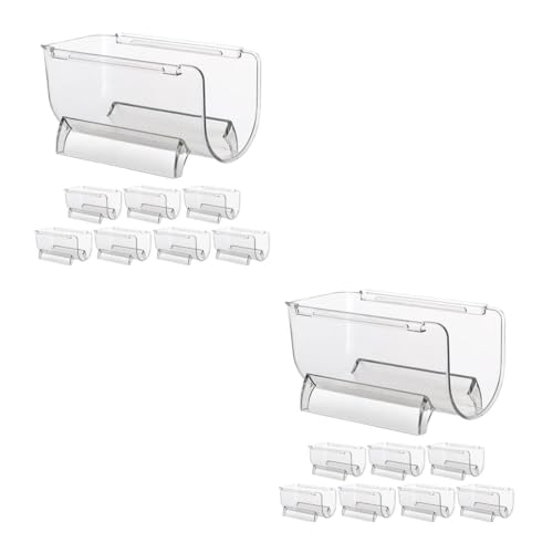 Ciieeo 2 Sätze Transparentes Weinflaschenregal Cupholder Mug Holder Stapelbarer Flaschenhalter Weinregal Wasserfilter Getränk Weinhalter in Stabilem Design Flasche Steht Acryl 8 Stück * 2 von Ciieeo