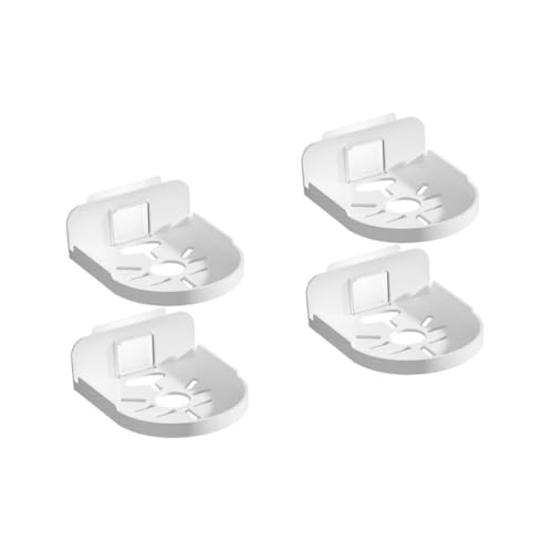Ciieeo 2 Sätze Wandhalterung Ohne Bohren Für Monitor Und Kamera Praktischer Regalhalter Aus Weißem Für Badezimmer Und Glatte Oberflächen 2 Stück * 2 von Ciieeo