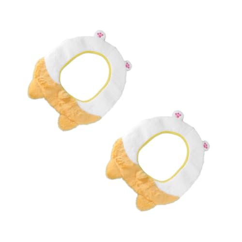 Ciieeo 2 Stck. Corgi Plüsch Toilettensitzbezug Selbstklebend Dicke und Weiche Wc Sitzauflage für Badezimmer Kreatives Cartoon Design Installieren und Waschbar von Ciieeo