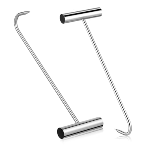 Ciieeo 2 Stk. Teiliges Manhole Cover Lifter aus Edelstahl mit T-griff Rutschfester Schwerer Hebehaken für Abflussroste Kanalschächte und Rolltore Vielseitiges Hebewerkzeug für Industrie Ciieeo 2 Stk. Teiliges Manhole Cover Lifter aus Edelstahl mit T-griff Rutschfester Schwerer Hebehaken für Abflussroste Kanalschächte und Rolltore Vielseitiges Hebewerkzeug für Industrie von Ciieeo
