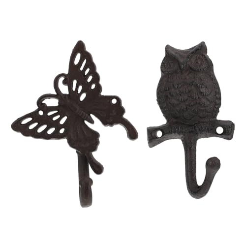 Ciieeo 2 Stk. Wandhaken mit Tierischem Design Robust und Langlebig für Schlüssel Mäntel Taschen Dekorative Wandhänger für Zuhause Küche und Flur Ciieeo 2 Stk. Wandhaken mit Tierischem Design Robust und Langlebig für Schlüssel Mäntel Taschen Dekorative Wandhänger für Zuhause Küche und Flur von Ciieeo