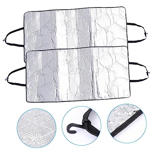 Ciieeo 2 Stück Außengerät Abdeckung für Klimaanlage Wasserdichte Aluminiumfolie Isolierfolie für Outdoor Ac Energieeffiziente Temperaturkontrolle von Ciieeo
