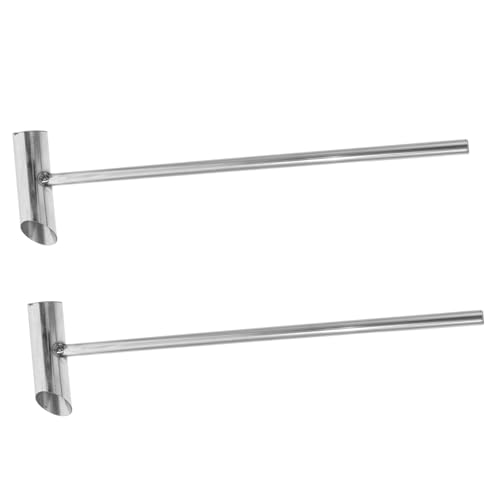 Ciieeo 2 Stück Edelstahl Marshmallow Zuckerportionierer Wiederverwendbar Stabiler Marshmallow Zucker Löffel Effiziente Zuckeraufnahme für Zuckerwattemaschine Leicht zu Reinigen von Ciieeo