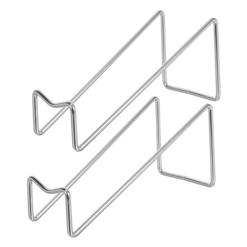 Ciieeo 2 Stück Edelstahl Weinregal mit Spiegeloberfläche Robustes Freistehendes Flaschenhalter Design für Küchentheke Eleganter und Leicht Zugänglicher Weinständer für Zuhause und von Ciieeo