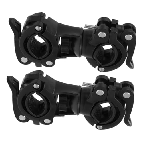 Ciieeo 2 Stück Fahrrad Taschenlampen Halterung Dual Hole Montage für Taschenlampe Schnelle Montage Demontage Für Fahrräder Scooter Gehhilfen Schwarz Ciieeo 2 Stück Fahrrad Taschenlampen Halterung Dual Hole Montage für Taschenlampe Schnelle Montage Demontage Für Fahrräder Scooter Gehhilfen Schwarz von Ciieeo