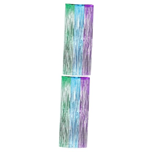 Ciieeo 2 Stück Fringe Vorhang aus Folie Metallic für Geburtstagsfeiern Vielseitig Einsetzbar Fotohintergrund oder Partydekoration Wiederverwendbar und Aufzuhängen Ciieeo 2 Stück Fringe Vorhang aus Folie Metallic für Geburtstagsfeiern Vielseitig Einsetzbar Fotohintergrund oder Partydekoration Wiederverwendbar und Aufzuhängen von Ciieeo