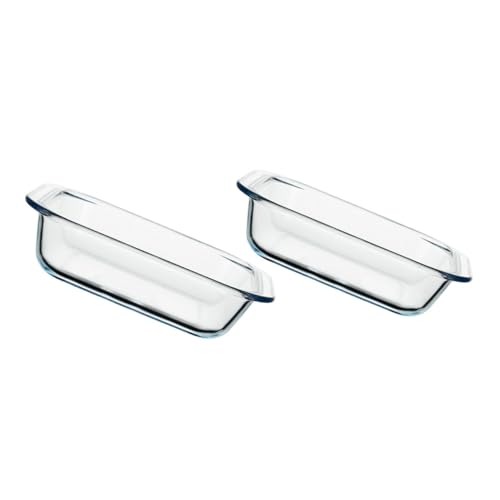 Ciieeo 2 Stück Glas-backblech Hitzebeständig Backform für Pizza und Reis Quadratisch Spülmaschinenfest Mikrowellengeeignet für Küche Bäckerei Restaurant Ciieeo 2 Stück Glas-backblech Hitzebeständig Backform für Pizza und Reis Quadratisch Spülmaschinenfest Mikrowellengeeignet für Küche Bäckerei Restaurant von Ciieeo