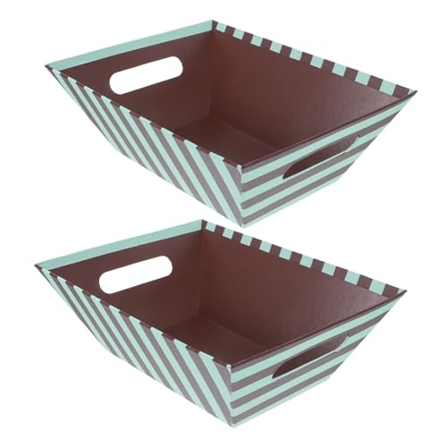 Ciieeo 2 Stück Greaseproof Geschenkekörbe mit Griff für Brot Süßigkeiten Snacks Appetizer für Partys und Besondere Anlässe Ciieeo 2 Stück Greaseproof Geschenkekörbe mit Griff für Brot Süßigkeiten Snacks Appetizer für Partys und Besondere Anlässe von Ciieeo