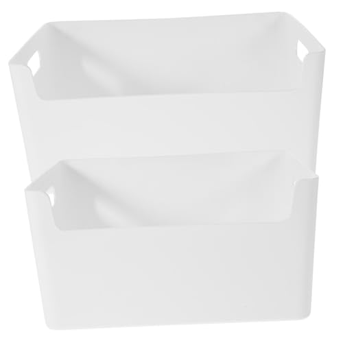 Ciieeo 2 Stück Großer Weißer Desktop Aufbewahrungskorb aus Robustem Kunststoff Multifunktionaler Organizer für Kosmetik und Bürobedarf Tragbar und Praktisch für Haushalt und Büro Ciieeo 2 Stück Großer Weißer Desktop Aufbewahrungskorb aus Robustem Kunststoff Multifunktionaler Organizer für Kosmetik und Bürobedarf Tragbar und Praktisch für Haushalt und Büro von Ciieeo