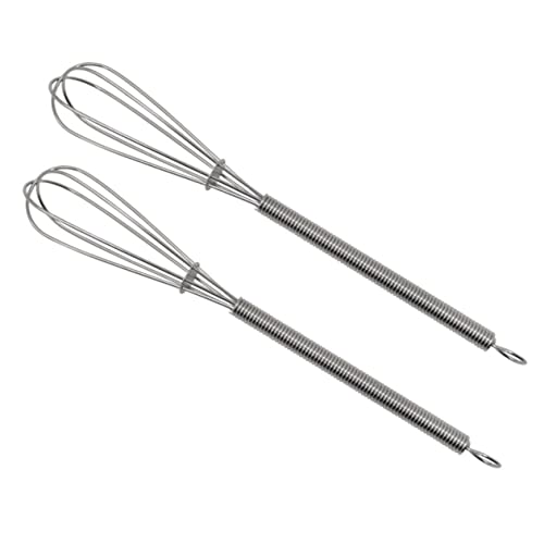 Ciieeo 2 Stück Haartönungsquirl Handmixer für Salon und Heimgebrauch Rostfreies Mischwerkzeug für Haarfarbe Praktisch und Leicht zu Handhaben von Ciieeo