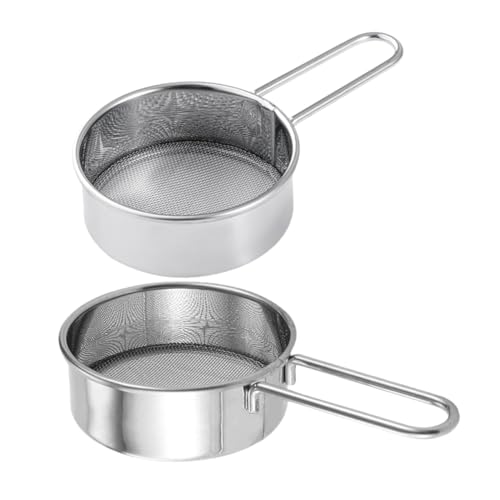Ciieeo 2 Stück Handheld Mini Mehlsieb Backsieb Backgeräte Kleines Mehlsieb Mini Sieb Siebsieb Sieb Zum Backen Edelstahl Mehlsieb 304 Edelstahl Silber Ciieeo 2 Stück Handheld Mini Mehlsieb Backsieb Backgeräte Kleines Mehlsieb Mini Sieb Siebsieb Sieb Zum Backen Edelstahl Mehlsieb 304 Edelstahl Silber von Ciieeo