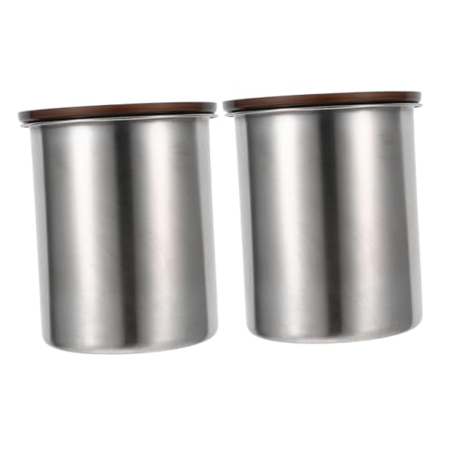 Ciieeo 2 Stück Kaffeekanne mit Luftdichtem Deckel Kaffeebohnenspeicher für Zuhause oder Büro Hält Länger Frisch Ciieeo 2 Stück Kaffeekanne mit Luftdichtem Deckel Kaffeebohnenspeicher für Zuhause oder Büro Hält Länger Frisch von Ciieeo