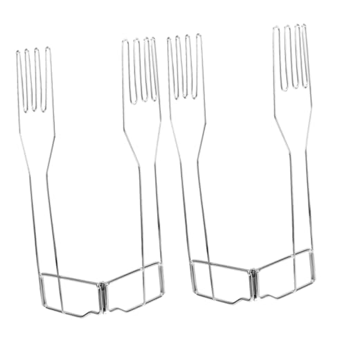 Ciieeo 2 Stück Küchenhandschuh Trockner Teiliges Multifunktionale Halterung für Geschirrtücher und Handschuhe Faltbar Silberne Ausführung für Ordnung und Ästhetik Ihrer Küche von Ciieeo