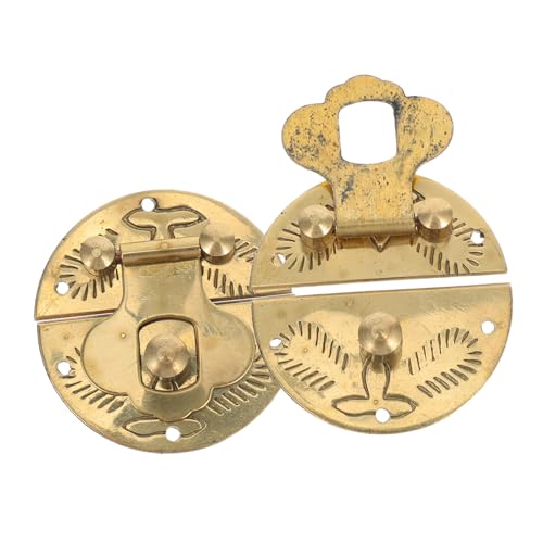 Ciieeo 2stücke Kästenverschluss Aus Messing Kleine Haspe Für Schmuckkästchen Riegelbeschläge Schmuckkästchenschloss Dekoratives Kästchenschloss Verschluss Für Holzkästen Ciieeo 2stücke Kästenverschluss Aus Messing Kleine Haspe Für Schmuckkästchen Riegelbeschläge Schmuckkästchenschloss Dekoratives Kästchenschloss Verschluss Für Holzkästen von Ciieeo