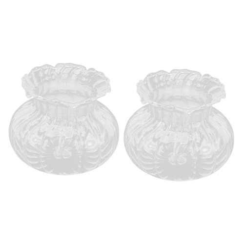 Ciieeo 2 Stück Öllampe Glaszylinder Vintage Lampenschirm für Petroleumlicht als Ersatz für Alte Kerzenlampen eine Warme für Zuhause und Garten Ciieeo 2 Stück Öllampe Glaszylinder Vintage Lampenschirm für Petroleumlicht als Ersatz für Alte Kerzenlampen eine Warme für Zuhause und Garten von Ciieeo