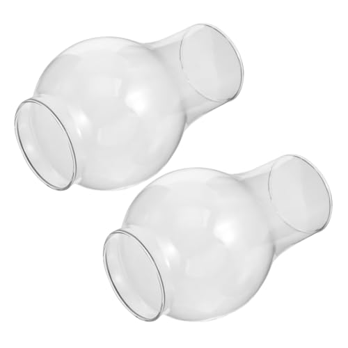 Ciieeo 2 Stück Öllampenschirm aus Klarem Glas Winddicht Ersatzglas für Petroleumlampe Retro Design Vielseitig Einsetzbar Schützender Lampenschirm für Kerzen und Kerosinlampen Ciieeo 2 Stück Öllampenschirm aus Klarem Glas Winddicht Ersatzglas für Petroleumlampe Retro Design Vielseitig Einsetzbar Schützender Lampenschirm für Kerzen und Kerosinlampen von Ciieeo