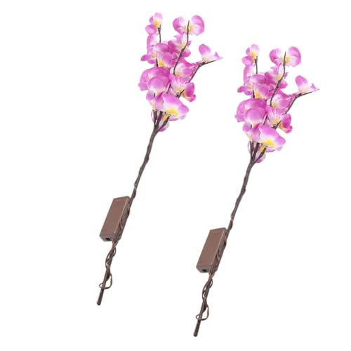 Ciieeo 2stücke Led Phalaenopsis Zweiglichter Vivid Kunstblumenlampe - Batteriefrei Für Wohnkultur Vase Und Kreative Dekoration von Ciieeo