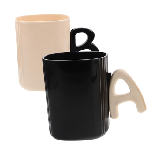 Ciieeo 2 Stück Reise-zahnbürstenbecher aus Bruchsicherem Material Leicht und Kompakt Wiederverwendbare Mundspülbecher für Studentenwohnheim Familie und Zuhause Modernes Design Leicht zu Ciieeo 2 Stück Reise-zahnbürstenbecher aus Bruchsicherem Material Leicht und Kompakt Wiederverwendbare Mundspülbecher für Studentenwohnheim Familie und Zuhause Modernes Design Leicht zu von Ciieeo